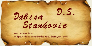 Dabiša Stanković vizit kartica